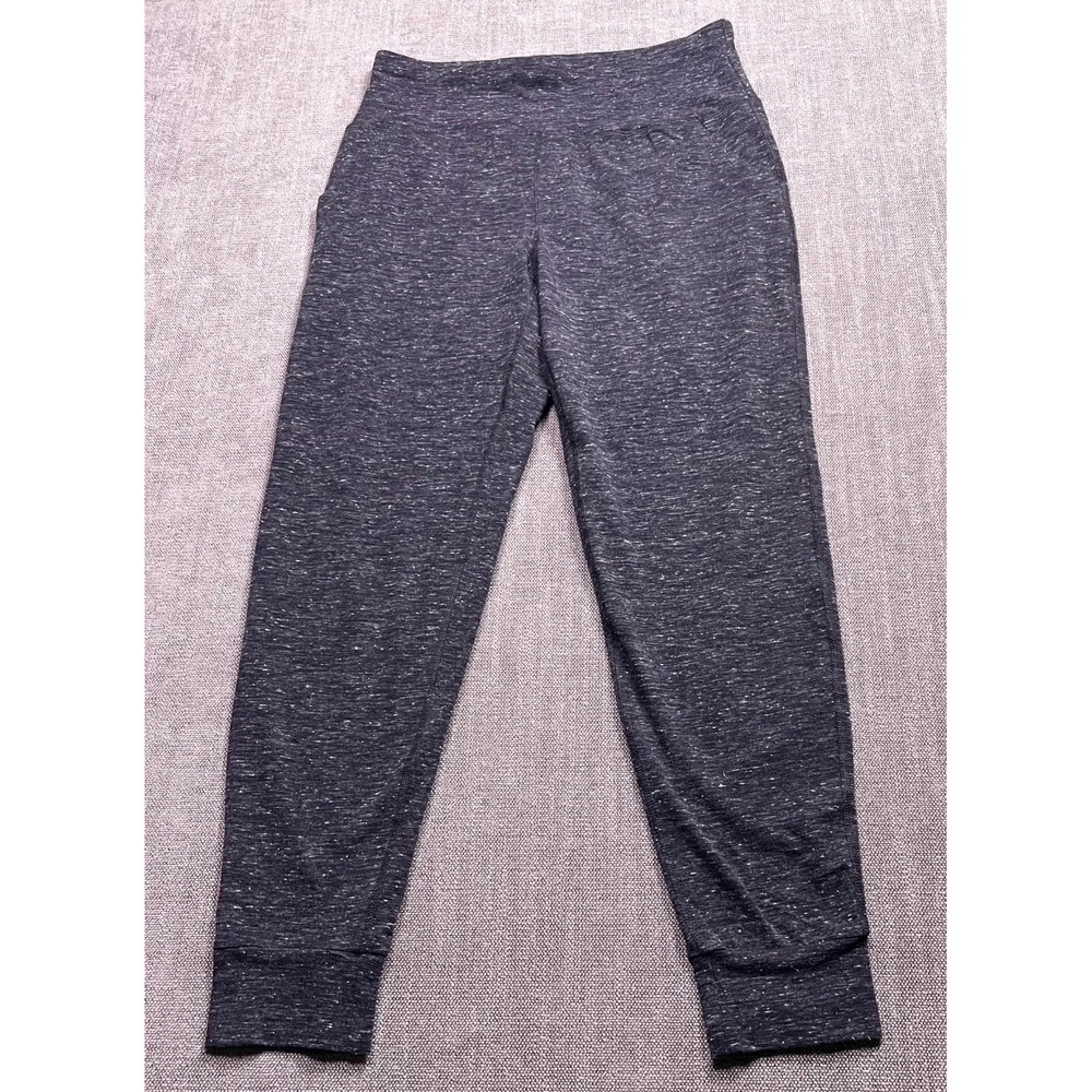 Athletic Works Jogger Pants Womens M 8-10 Heather Gray Slash Pockets Workout